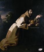 Francisco de Zurbaran Saint Francis in Meditation oil